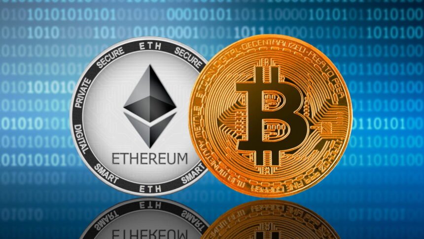 Either Bitcoin or Ethereum