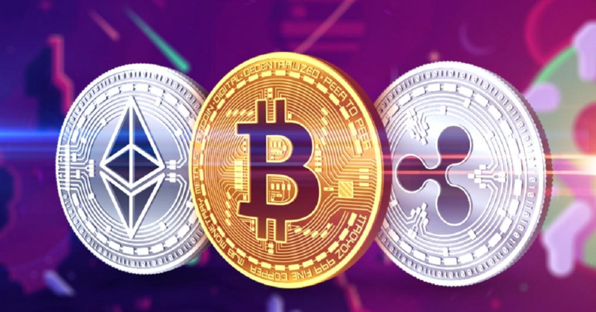 Bitcoin Ethereum & XRP Price