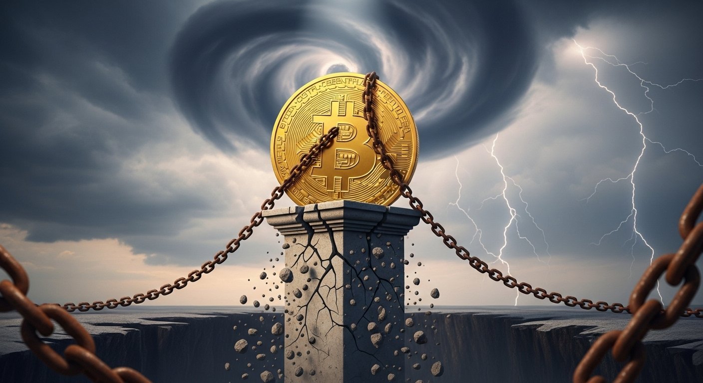 A massive Bitcoin position under pressure