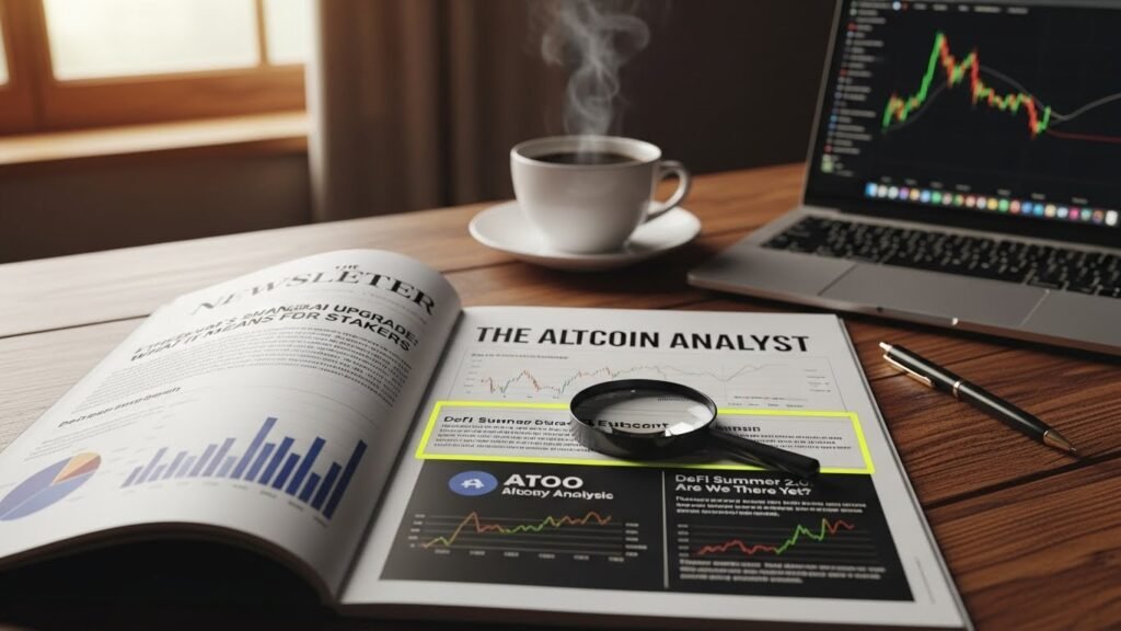 Altcoin news newsletter with analysis