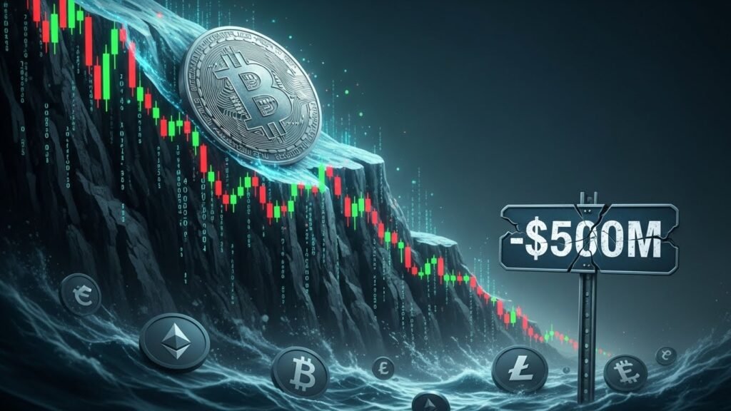 Bitcoin slide wipes $500M