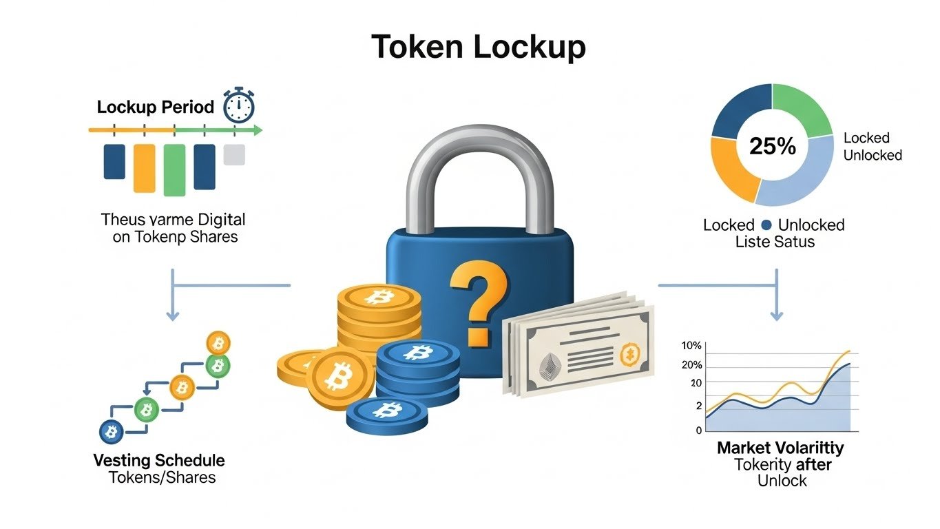 What is a token or share lockup