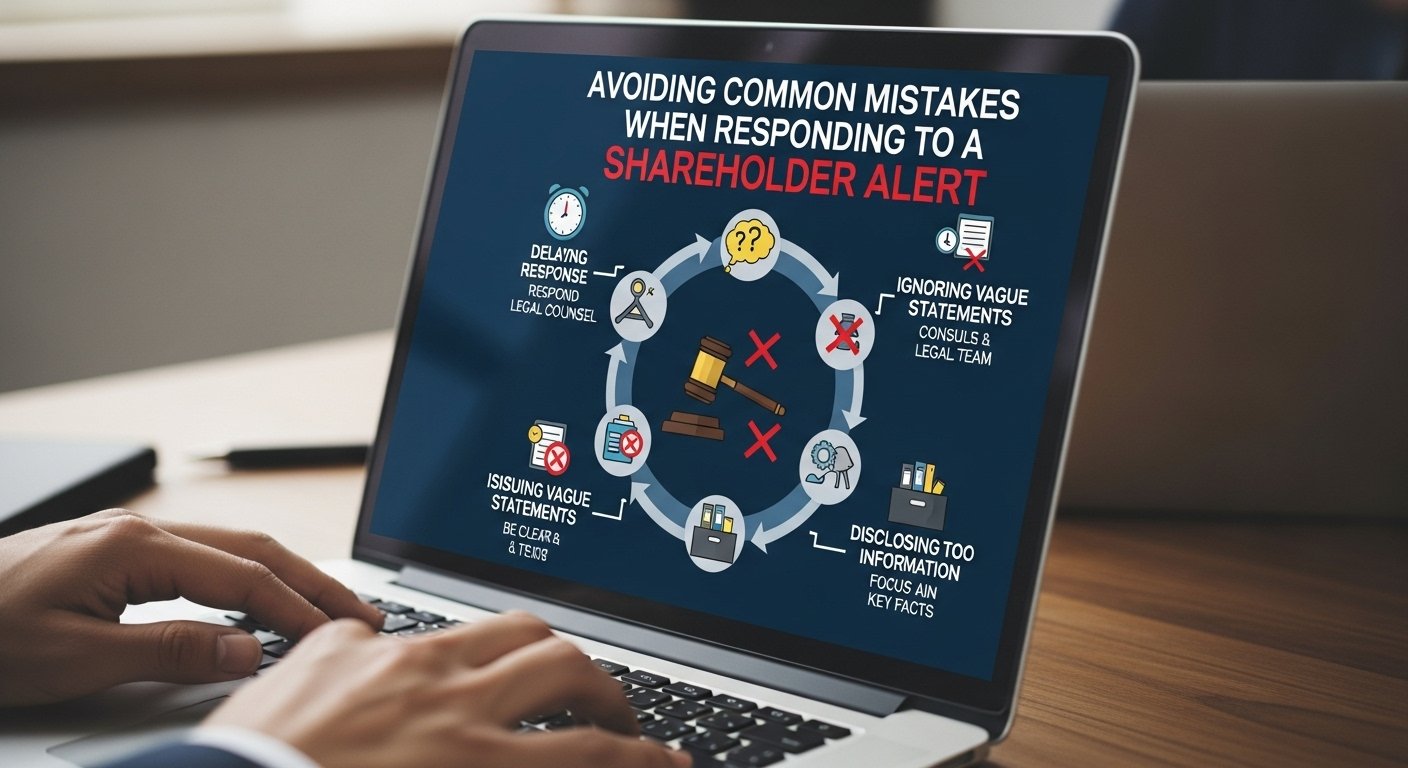 Avoiding Common Mistakes When Responding to a Shareholder Alert