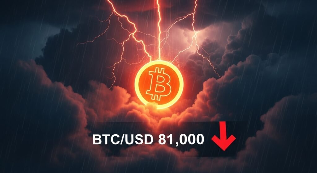 Bitcoin Drops to $81K