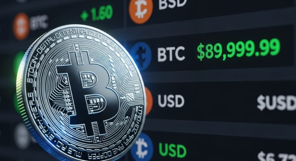 Bitcoin Near $90K