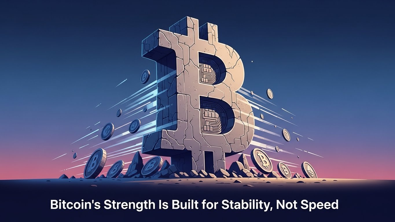 Bitcoin’s Strength Is Built for Stability, Not Speed