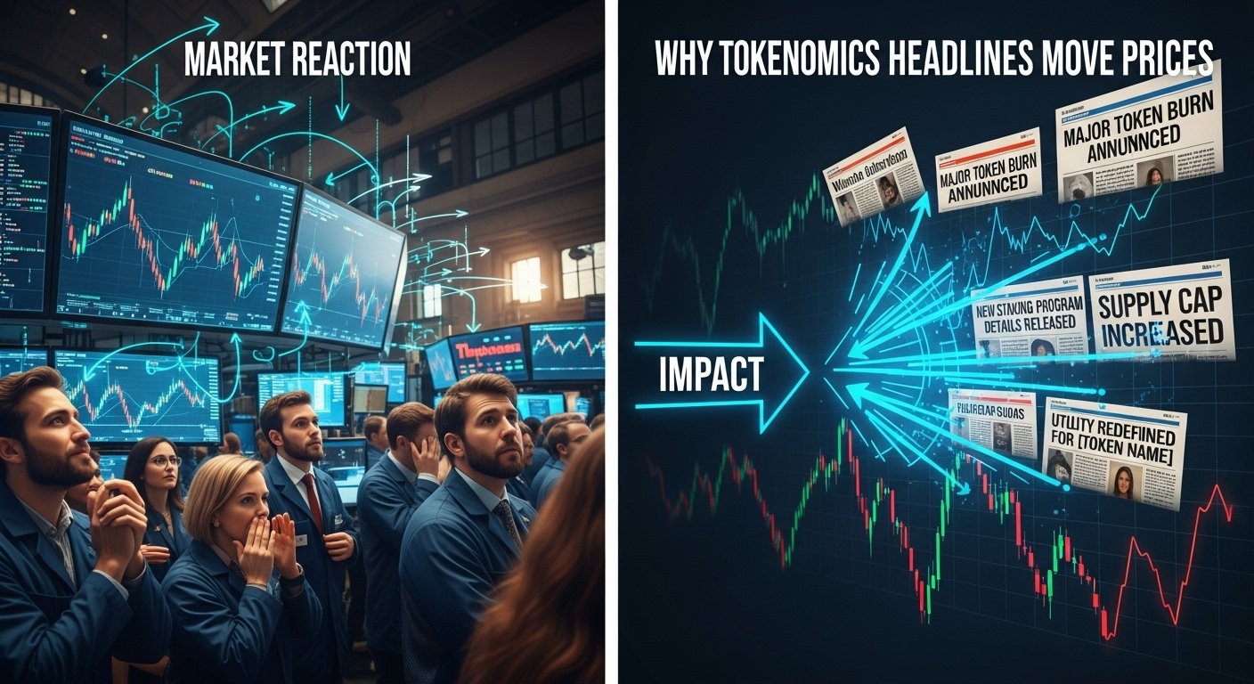 Market Reaction and Why Tokenomics Headlines Move Prices