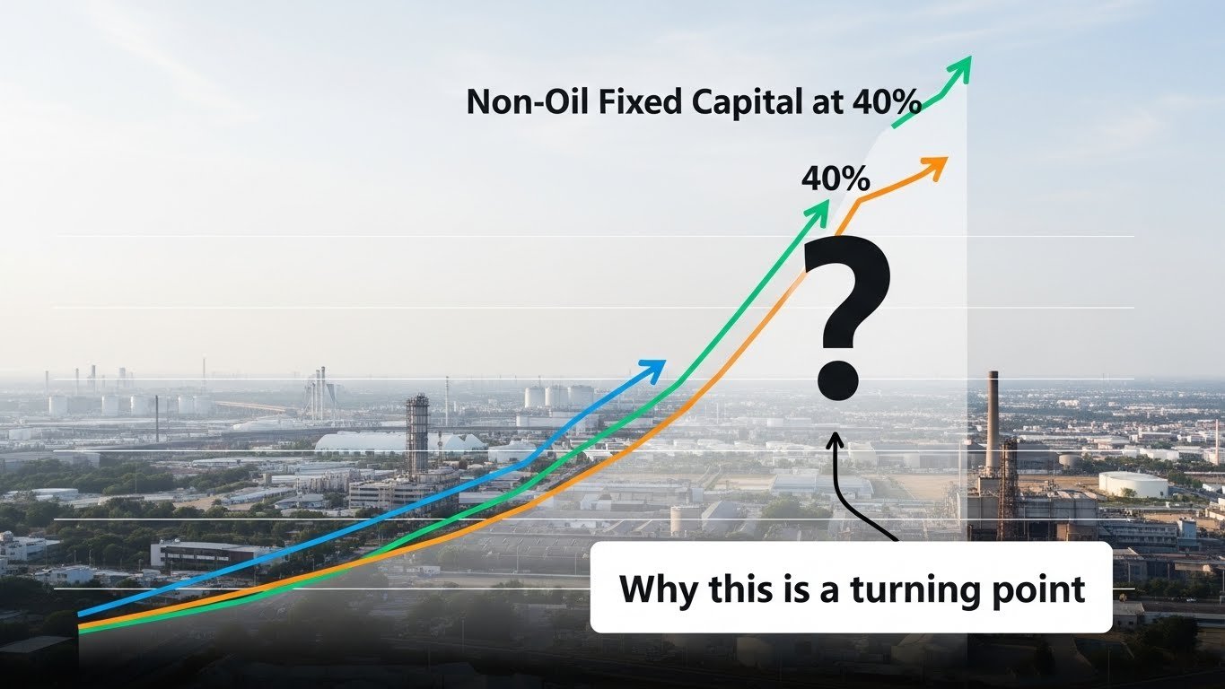 Non-oil fixed capital at 40% why this is a turning point