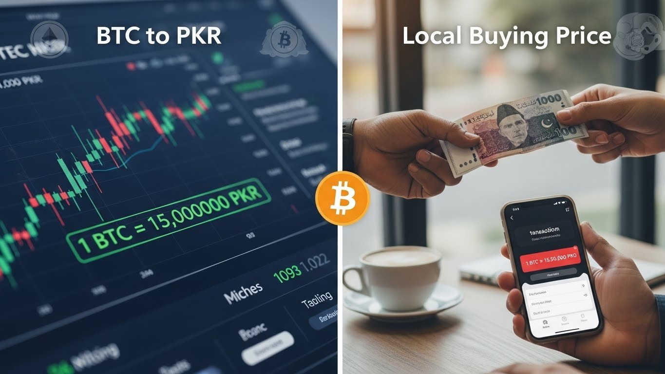 Understanding the Difference Between BTC to PKR and Local Buying Price