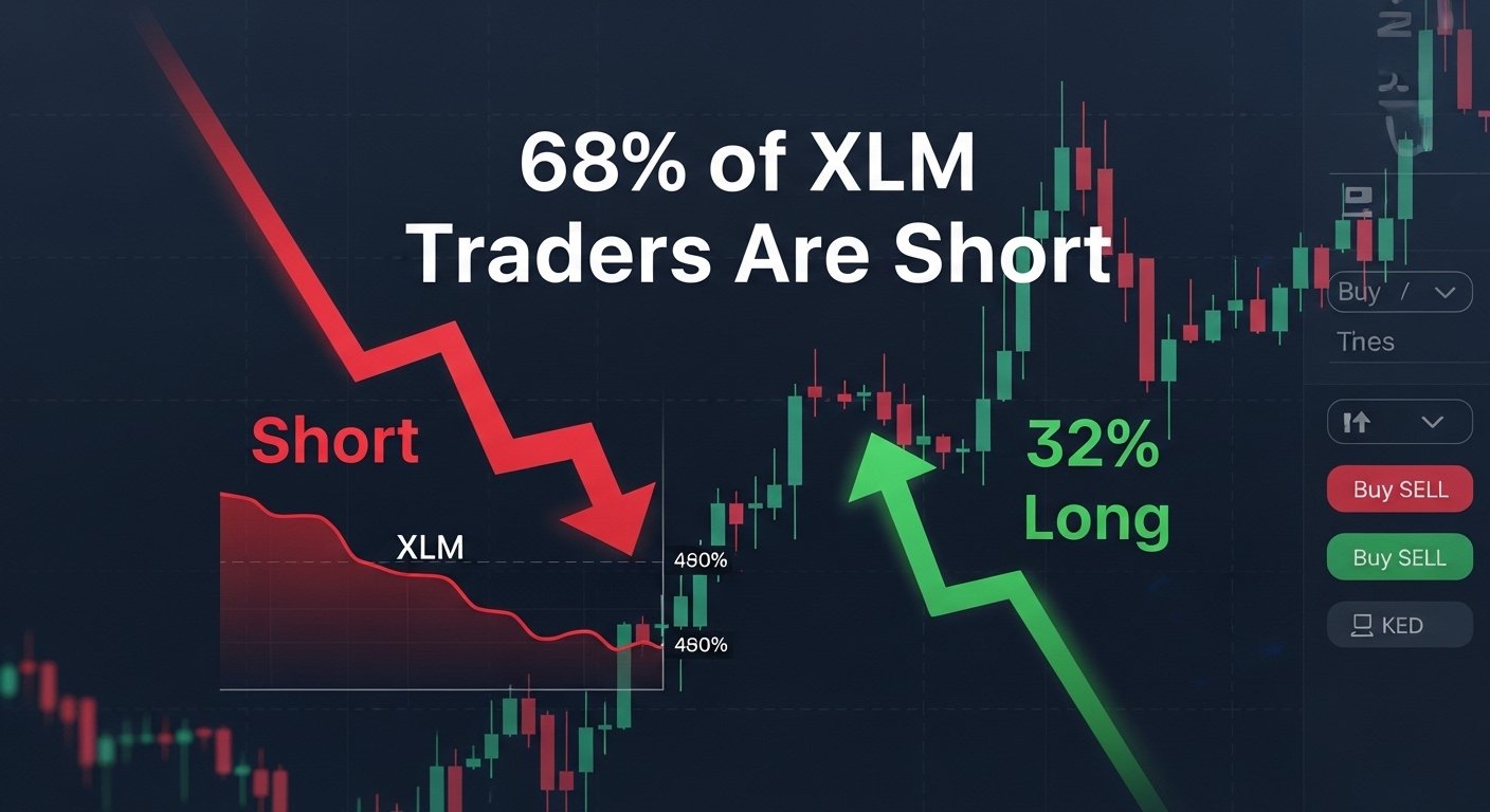 What “68% of XLM Traders Are Short” Actually Means
