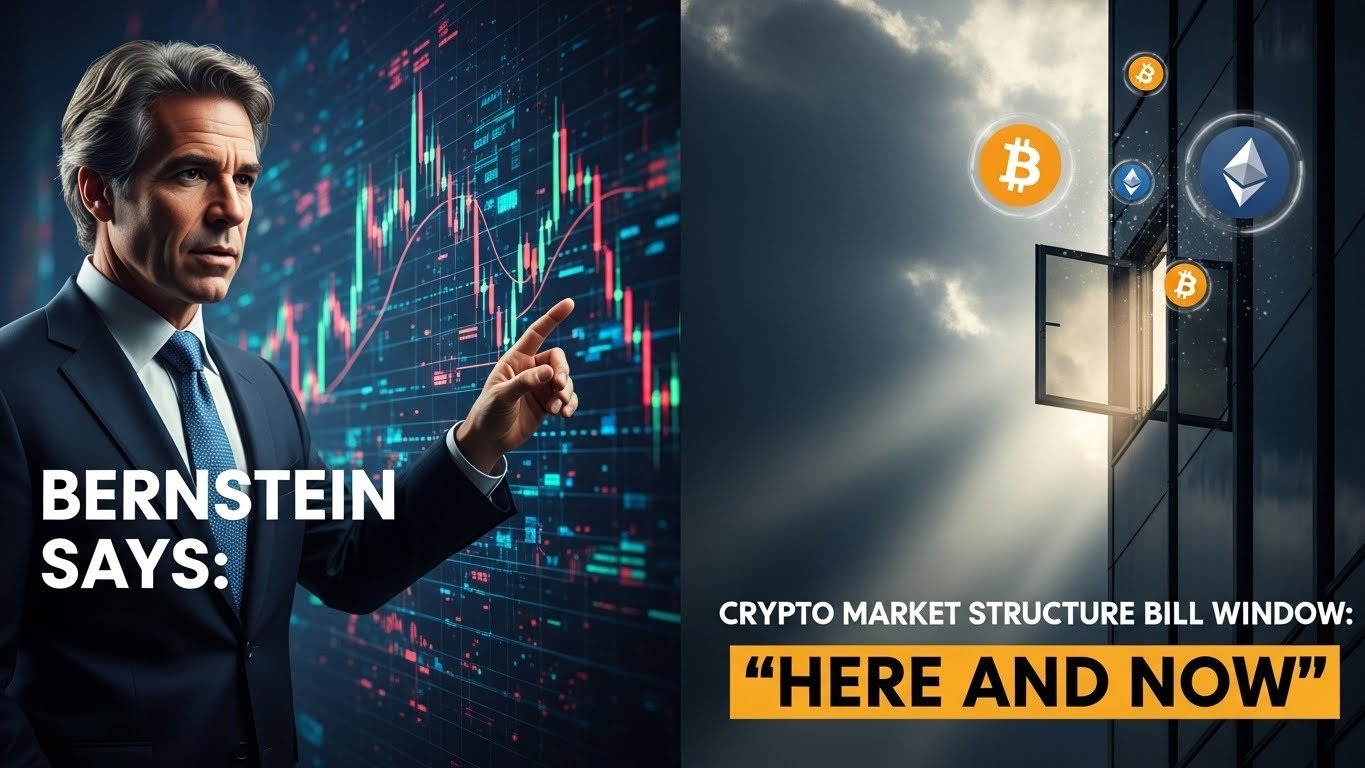 Why Bernstein says the crypto market structure bill window is “here and now”