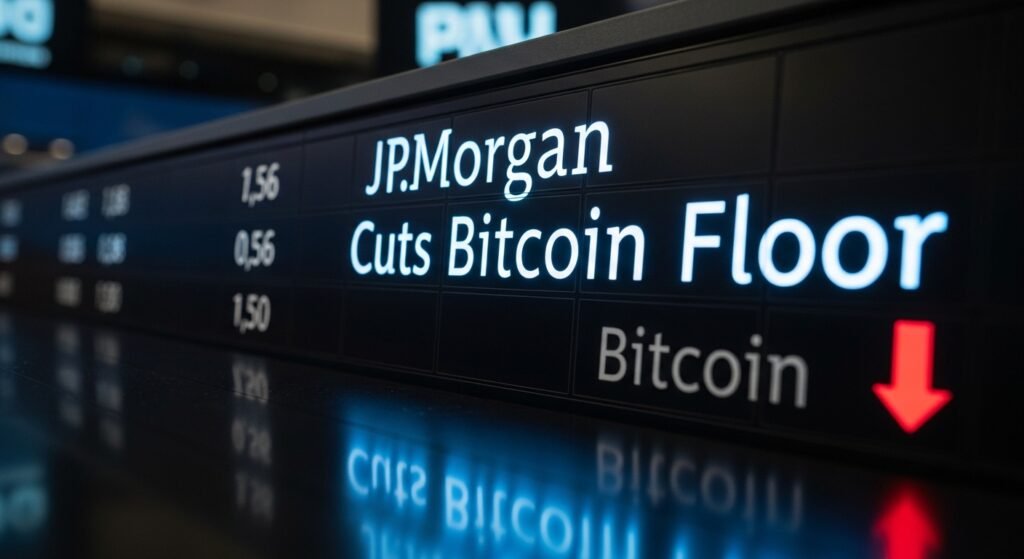 JPMorgan Cuts Bitcoin Floor Price to $77K JPMorgan Cuts Bitcoin Floor