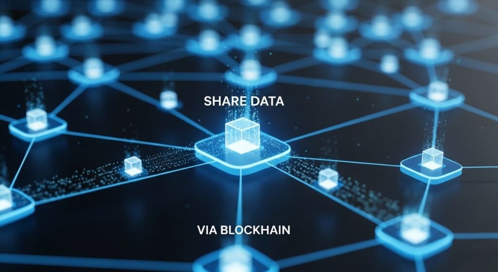 Share Data via Blockchain