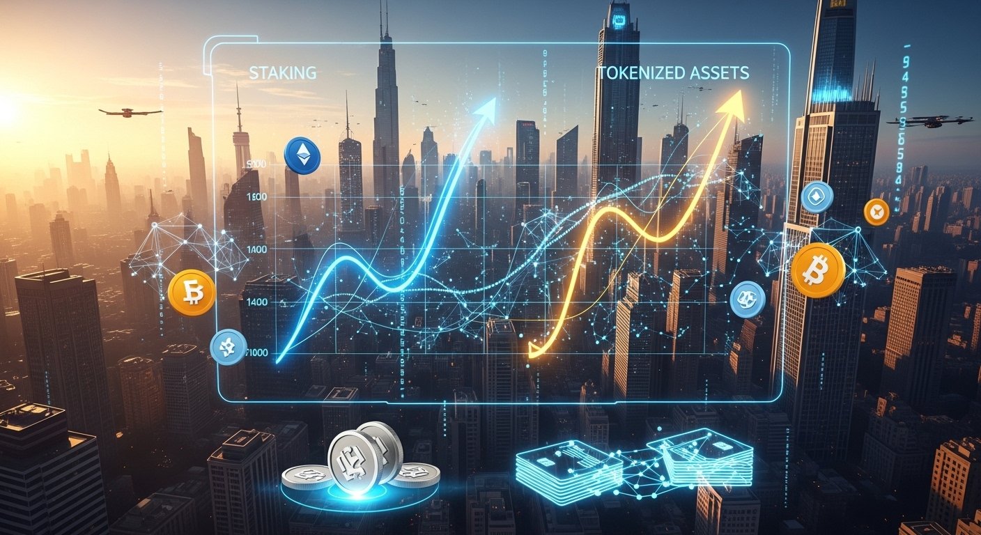 Staking and tokenized assets as future growth drivers