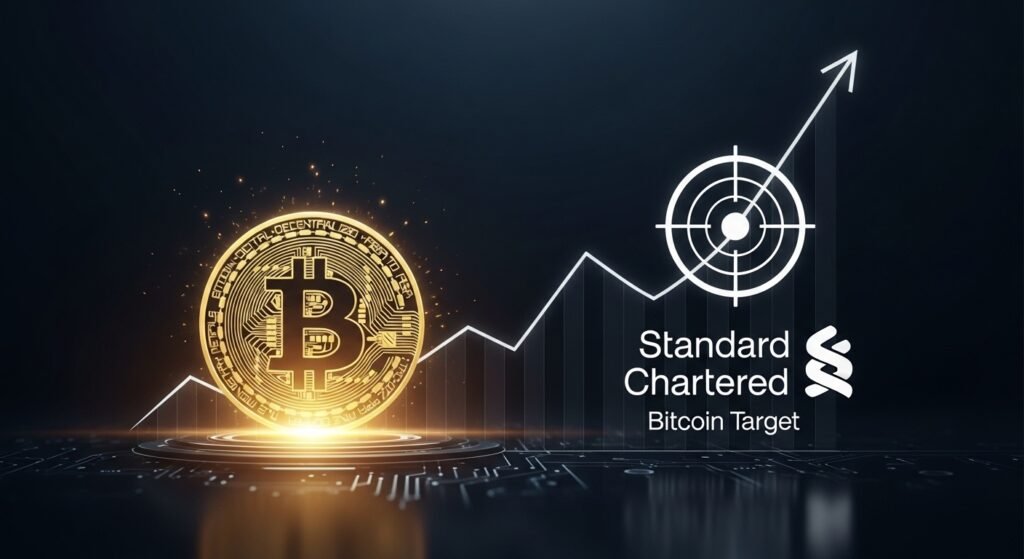 Standard Chartered Bitcoin Target Cut to $100K Standard Chartered Bitcoin Target