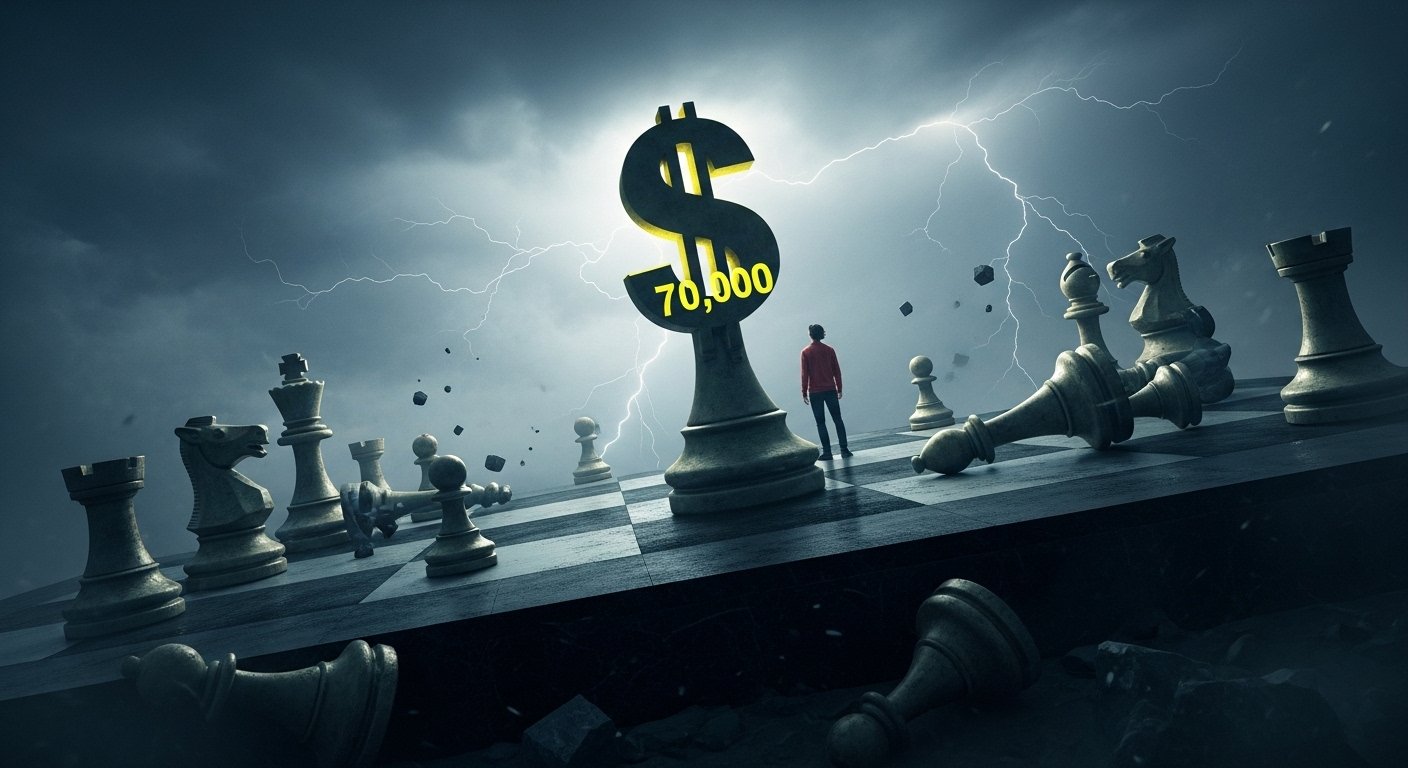 Why $70,000 Is a Psychological Battleground