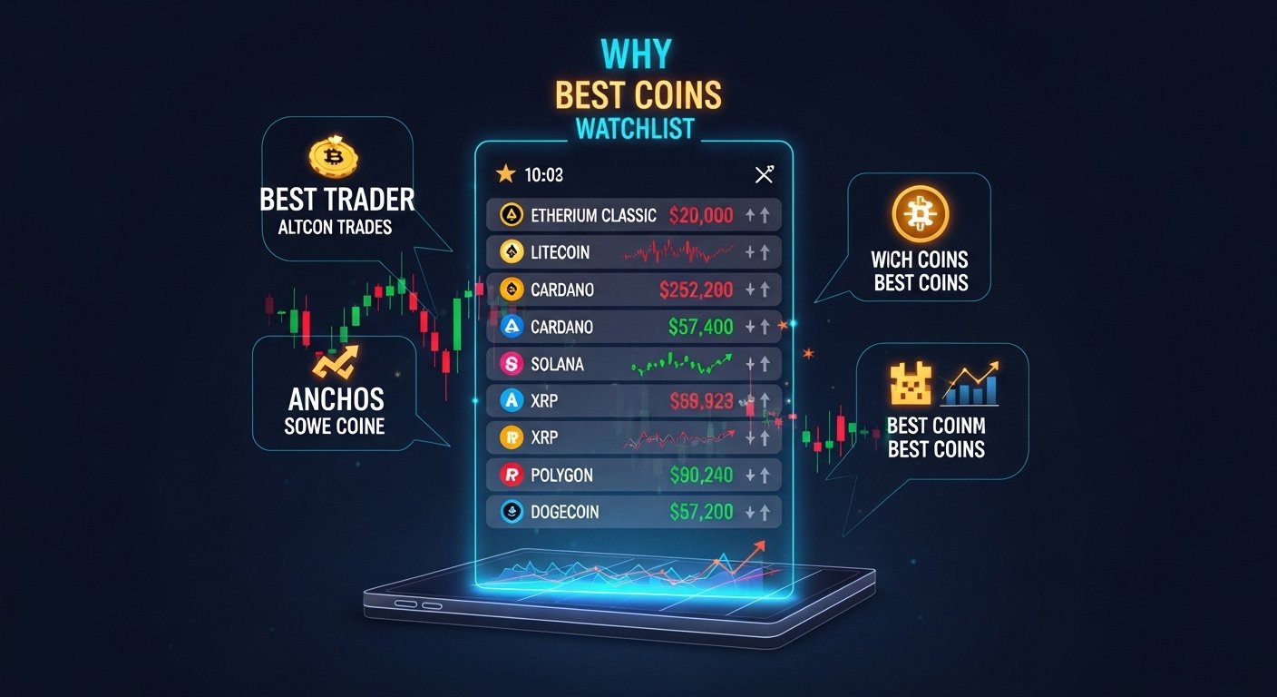 Why Altcoin Traders Track “Best Coins” Watchlists