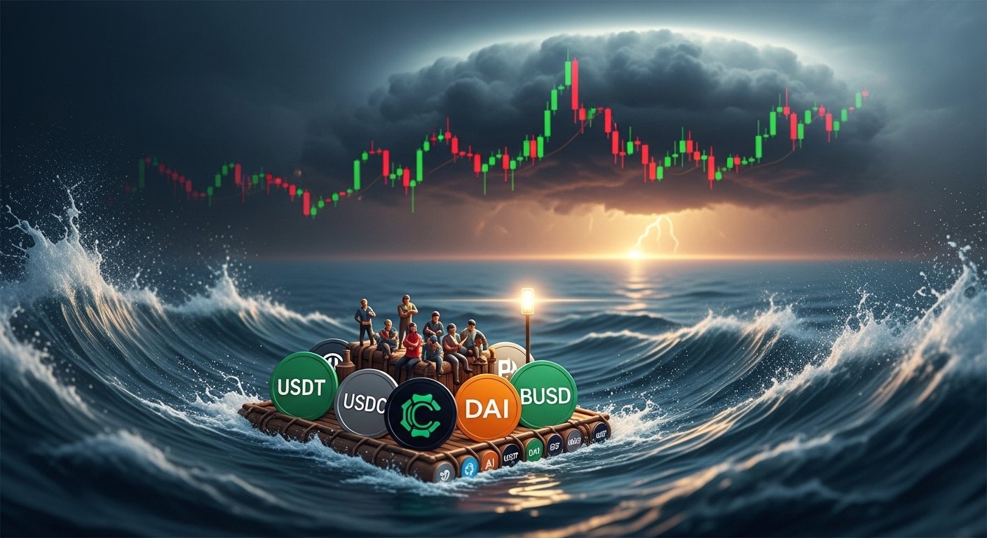 Stablecoins as a Temporary Refuge