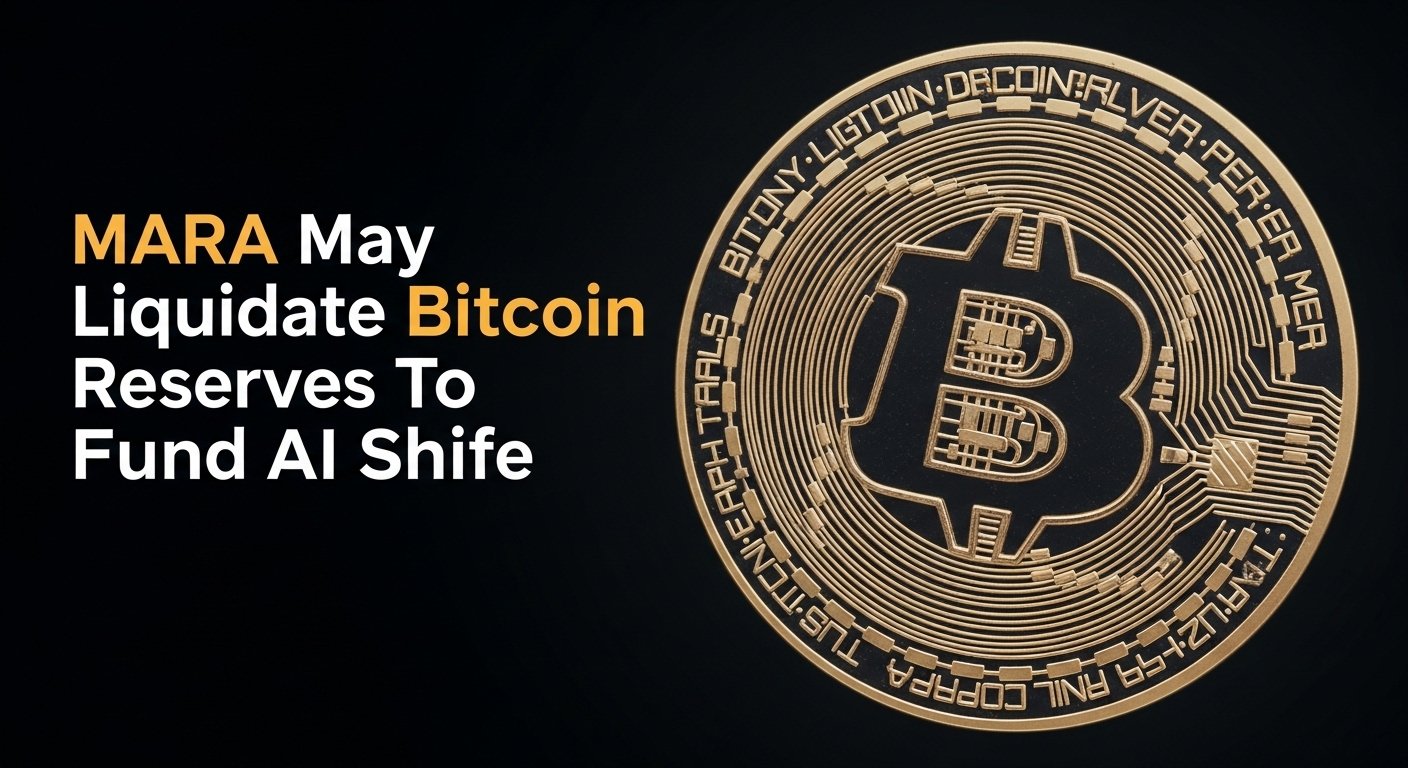 What “MARA May Liquidate Bitcoin Reserves To Fund AI Shift” Actually Signals