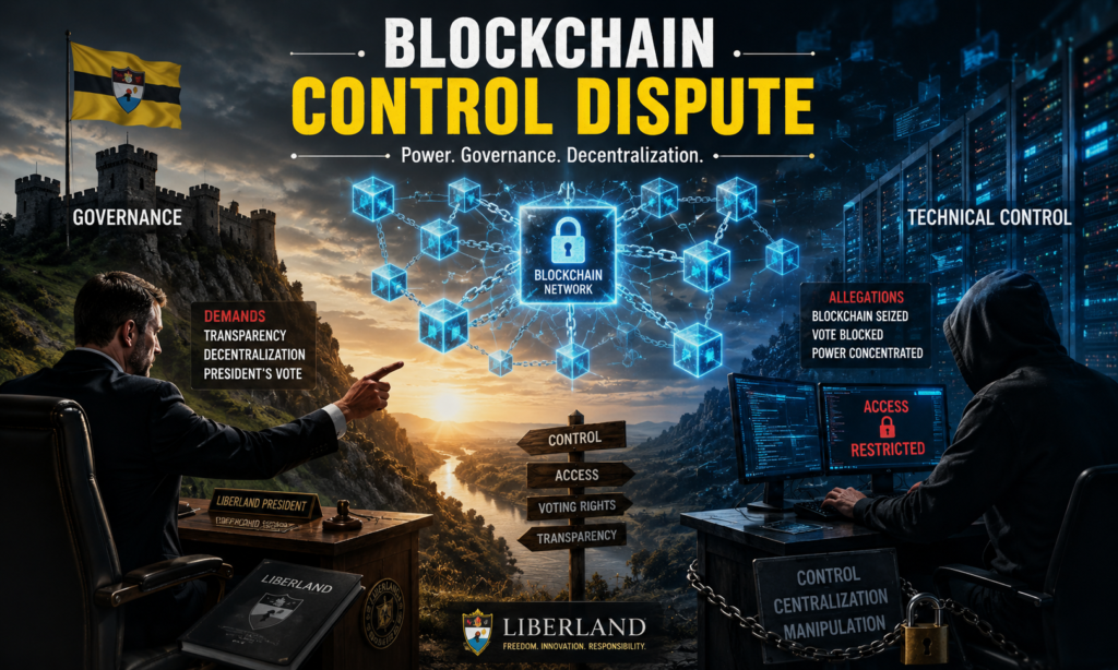 Blockchain control dispute
