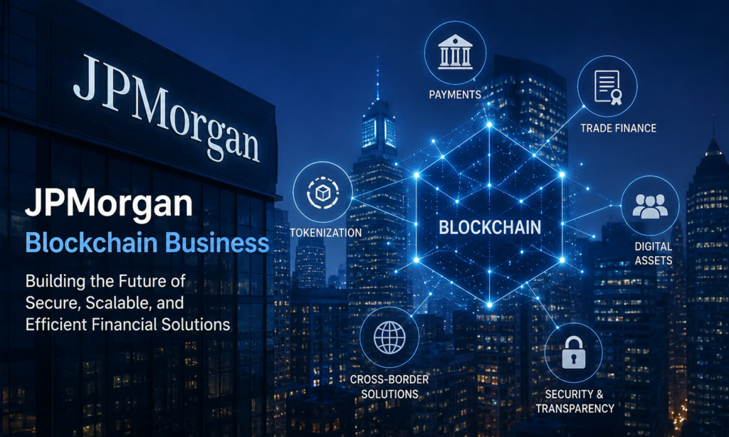 JPMorgan blockchain business